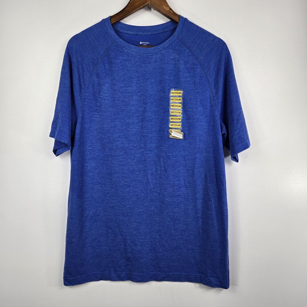 Member's Mark Men's Size Medium Blue Work It‎ Out Tee NWT